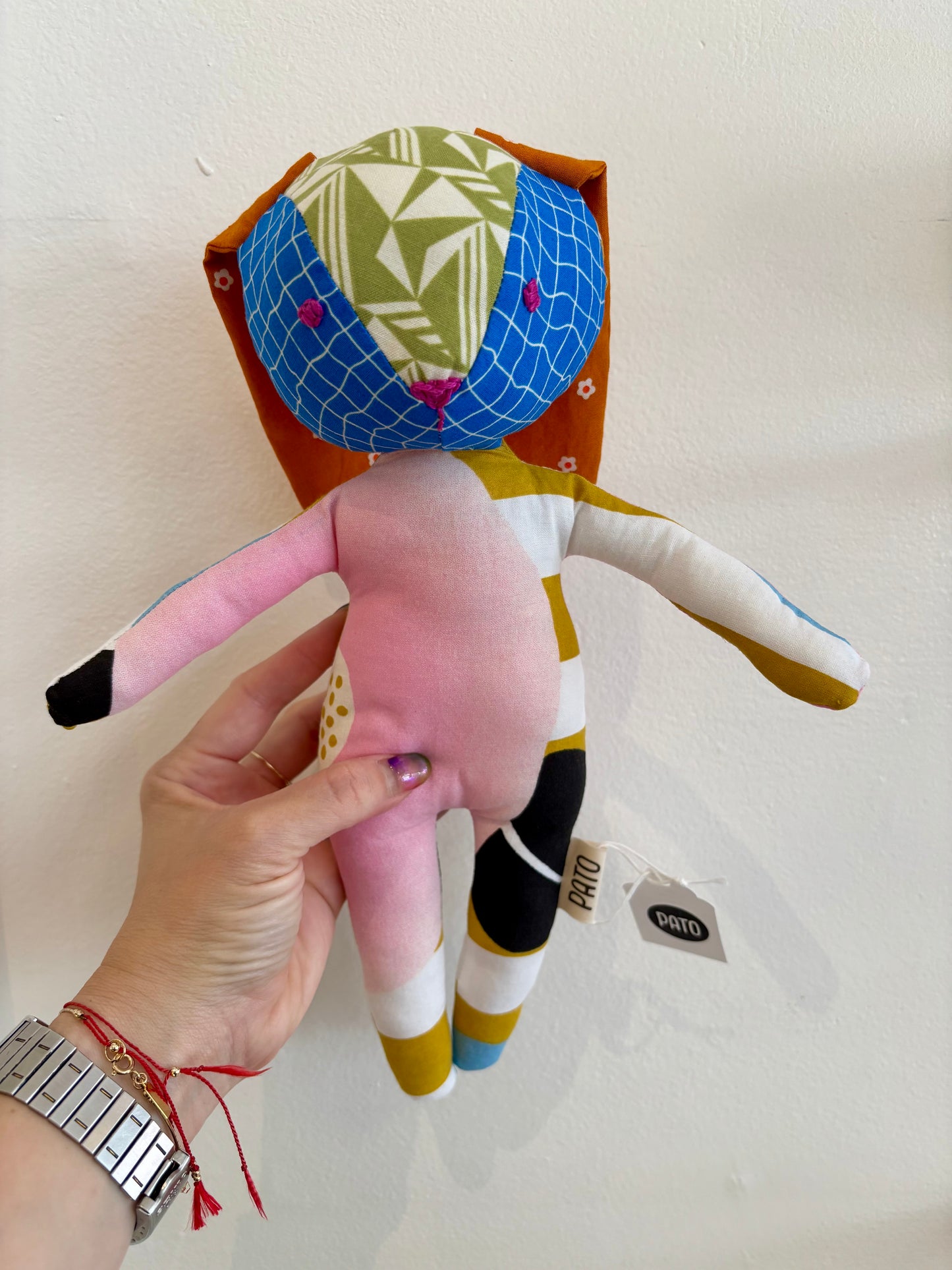 Fabric scrap bunny
