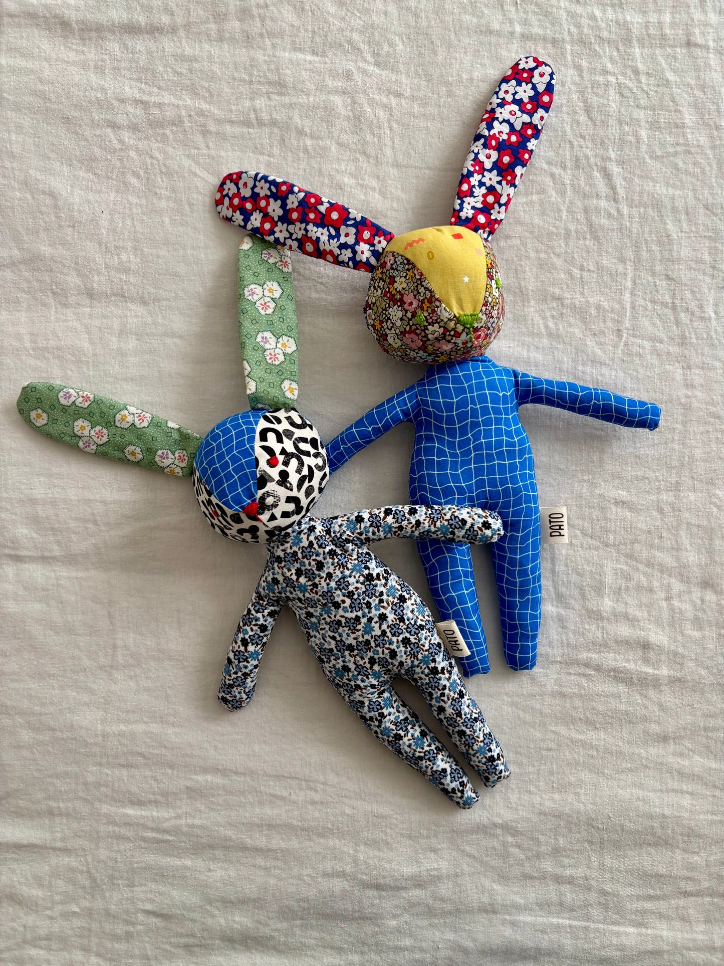Fabric scrap bunny