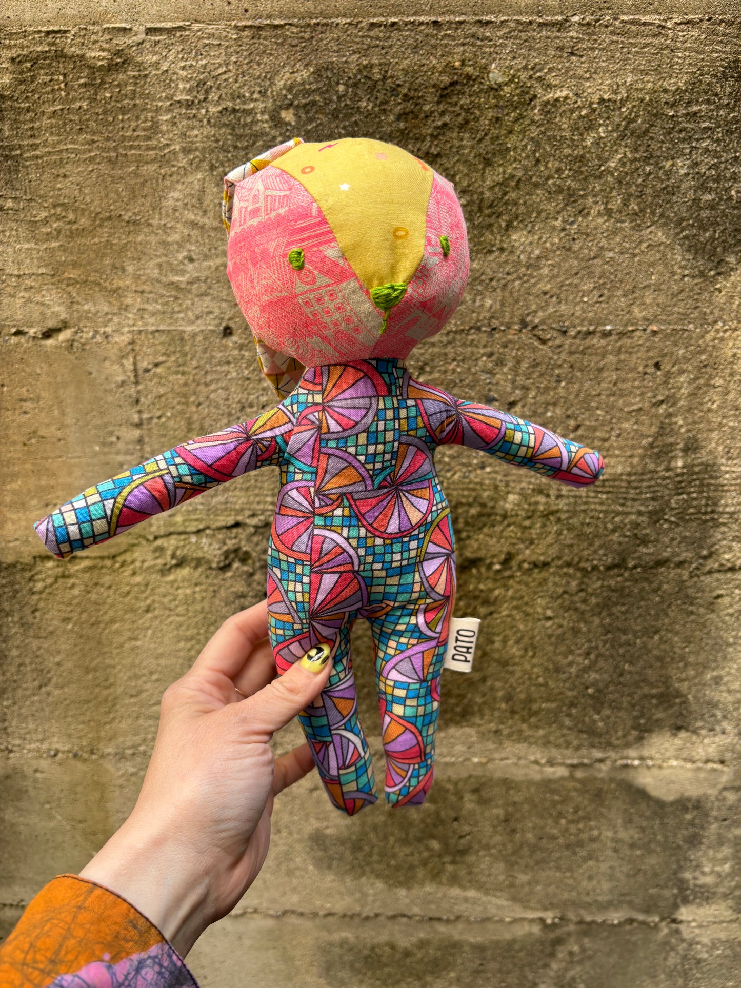 Fabric scrap bunny