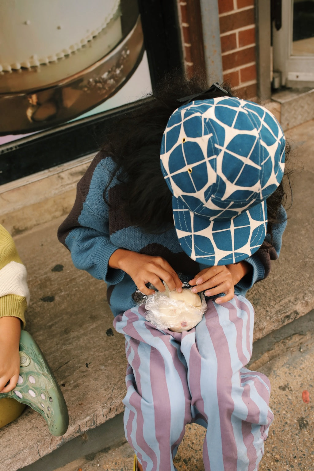 Sand dollar print 5-panel hat