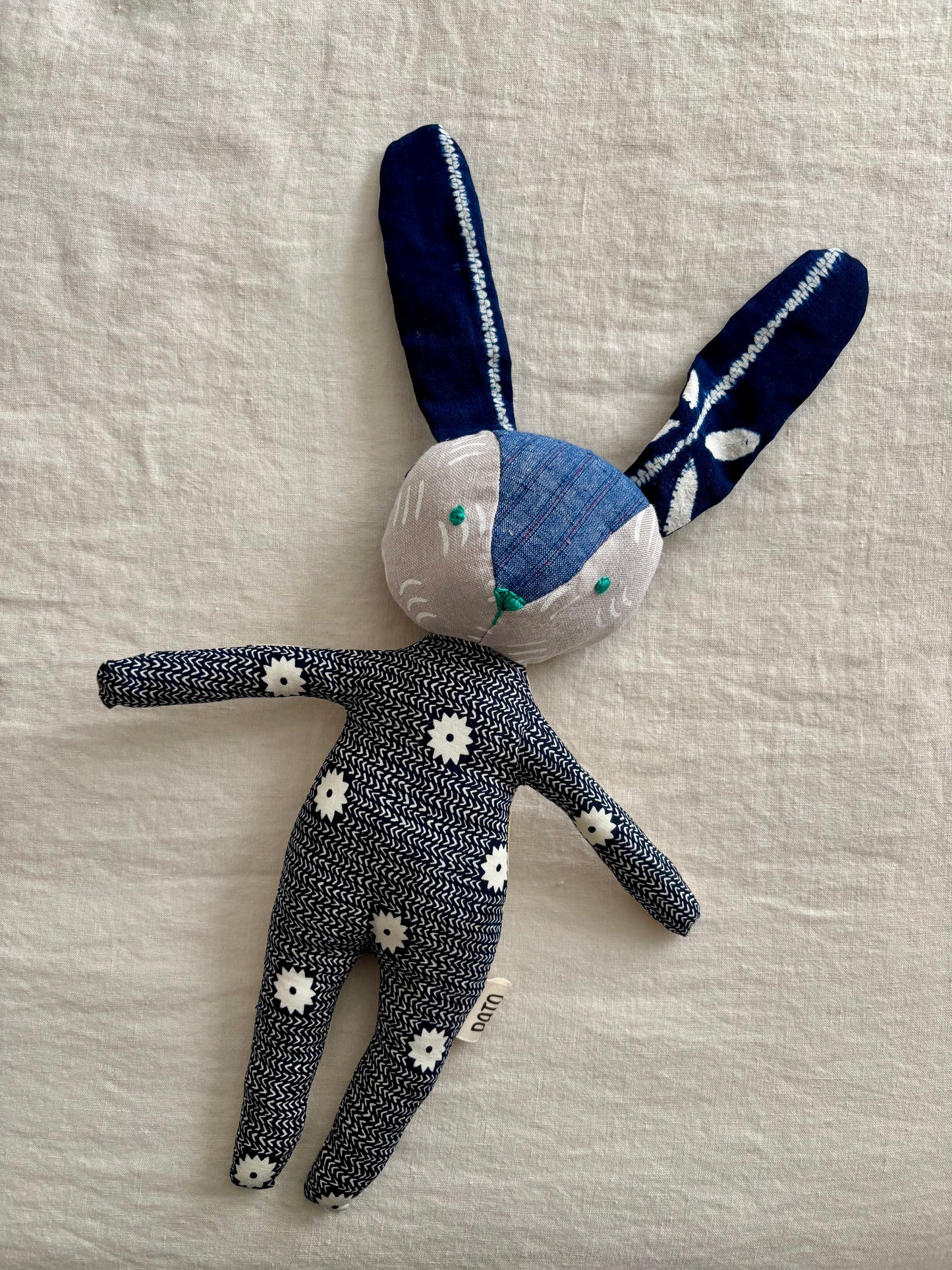 Fabric scrap bunny
