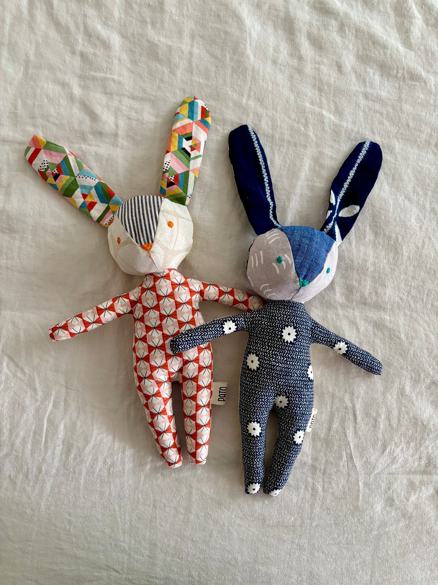 Fabric scrap bunny