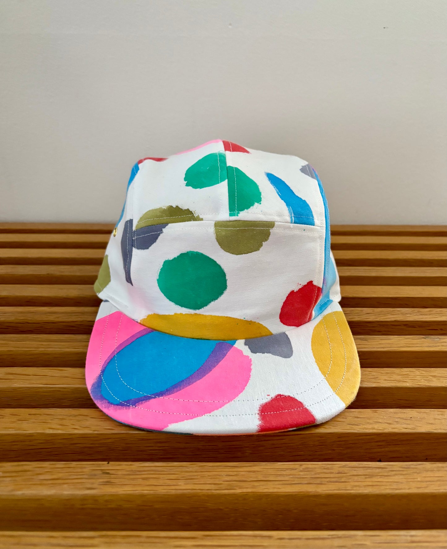Hand painted 5-panel hat