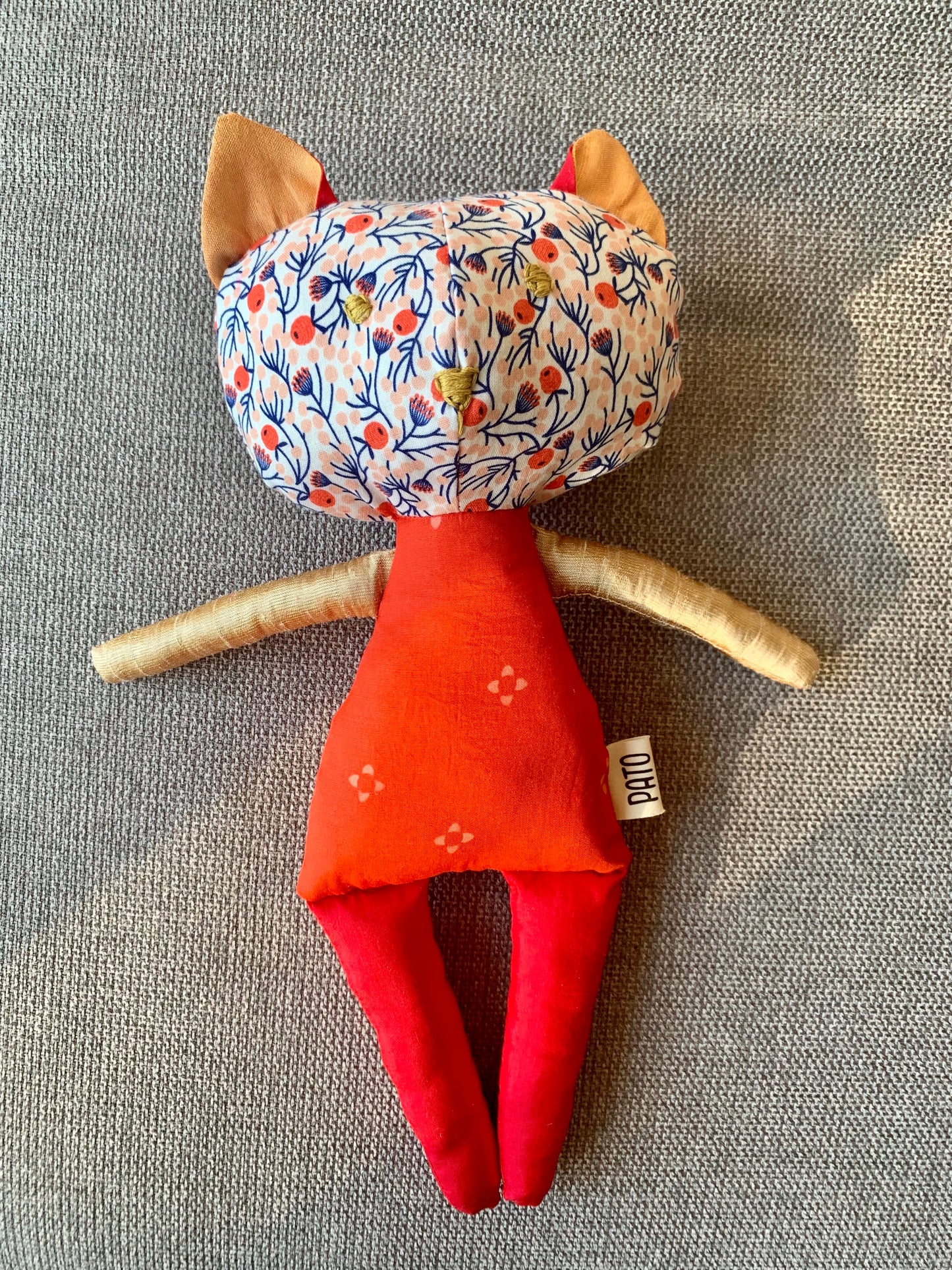 Lunar New Year fabric scrap plush