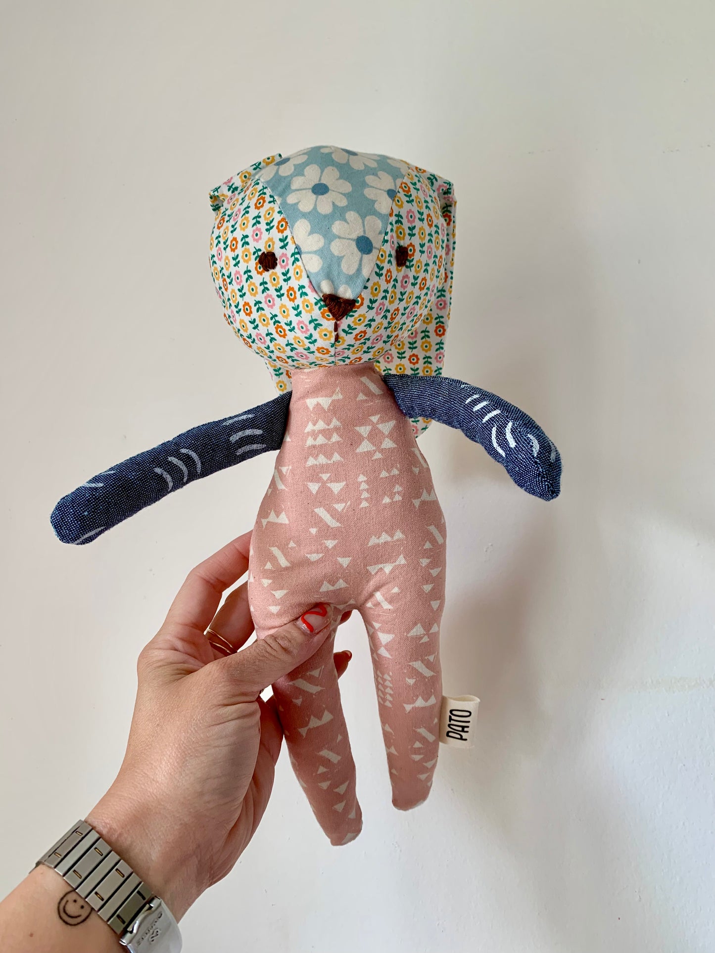 Fabric scrap bunny