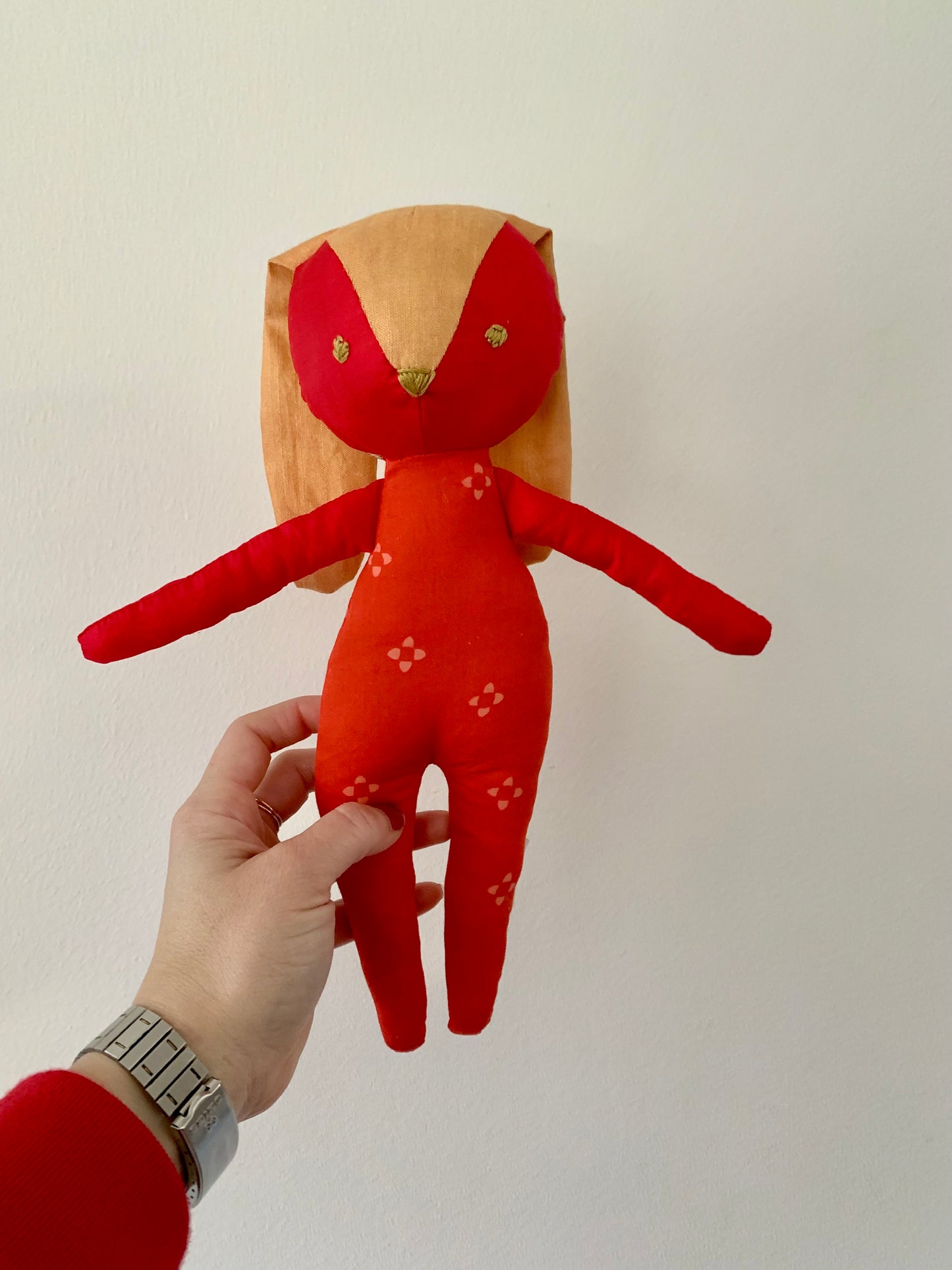 Lunar New Year fabric scrap plush