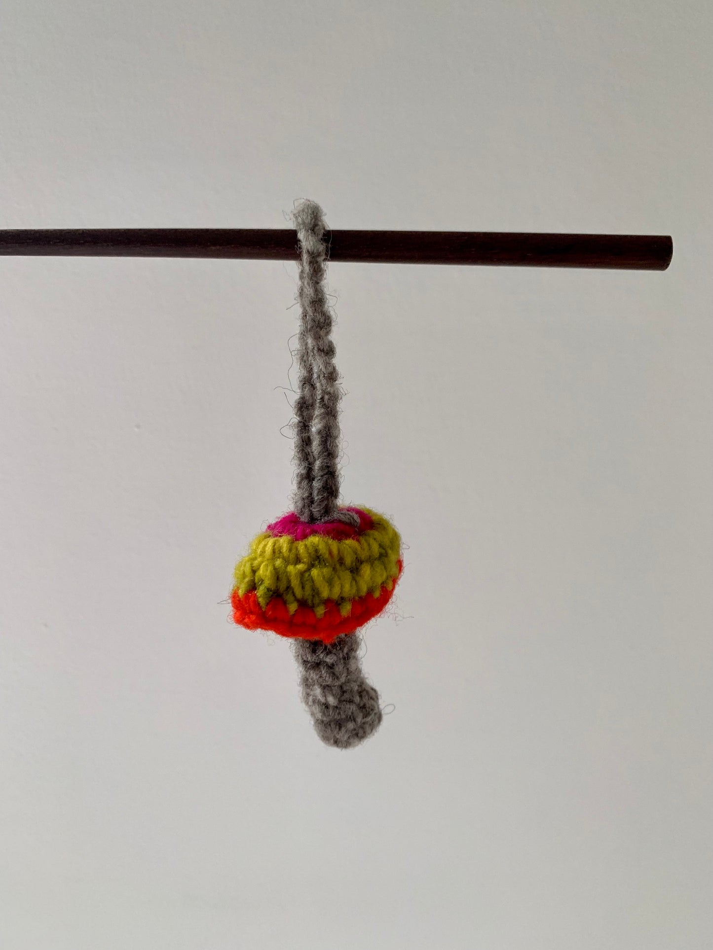 Handmade mushroom ornament