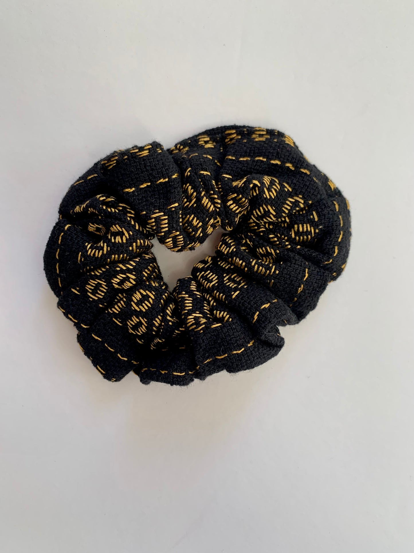 Handwoven scrunchies