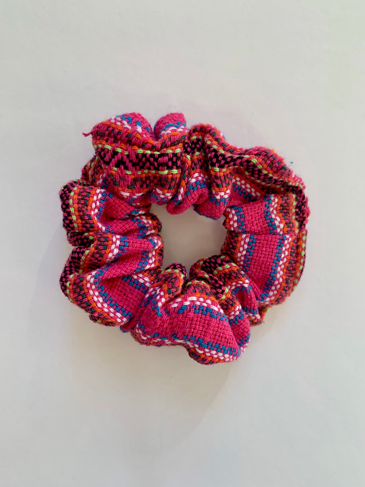 Handwoven scrunchies