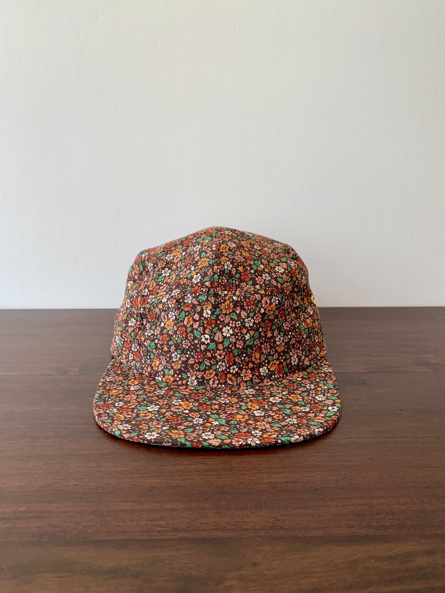 Winter calico 5-panel hat