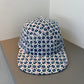 Vintage gear block print 5-panel hat