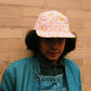 Vintage 70's floral print 5-panel hat
