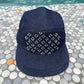 Sashiko denim 5-panel hat