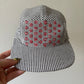 Railroad stripe sashiko 5-panel hat