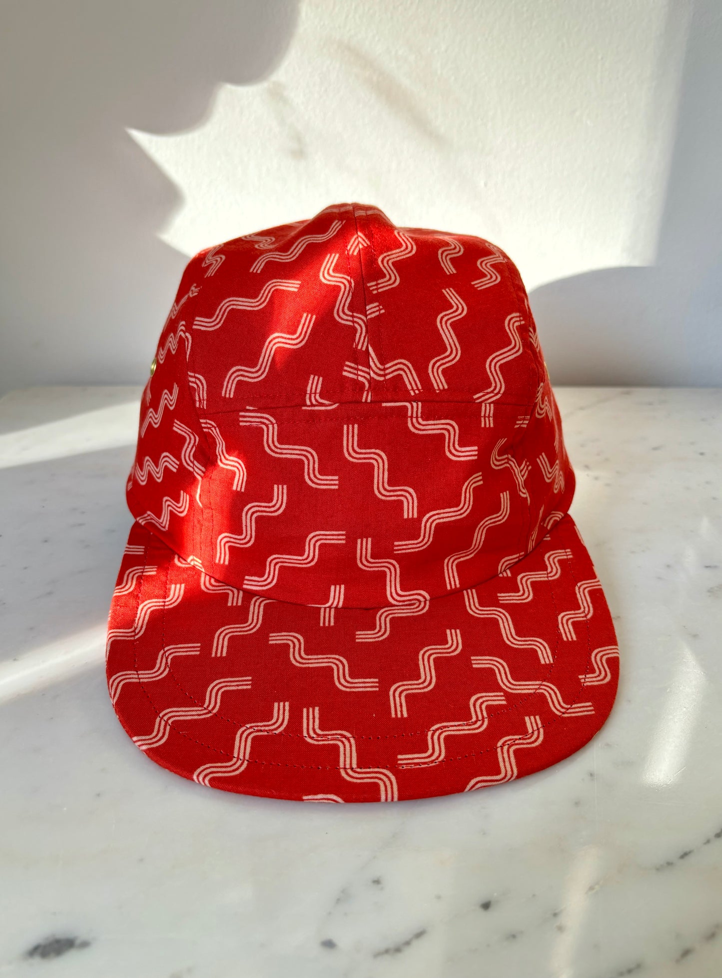 Olas print 5-panel hat