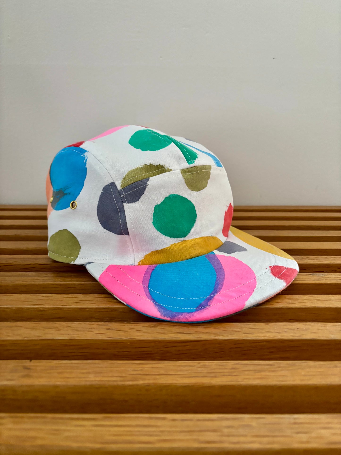 Hand painted 5-panel hat