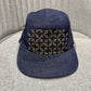 Sashiko denim 5-panel hat