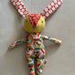 Fabric scrap bunny