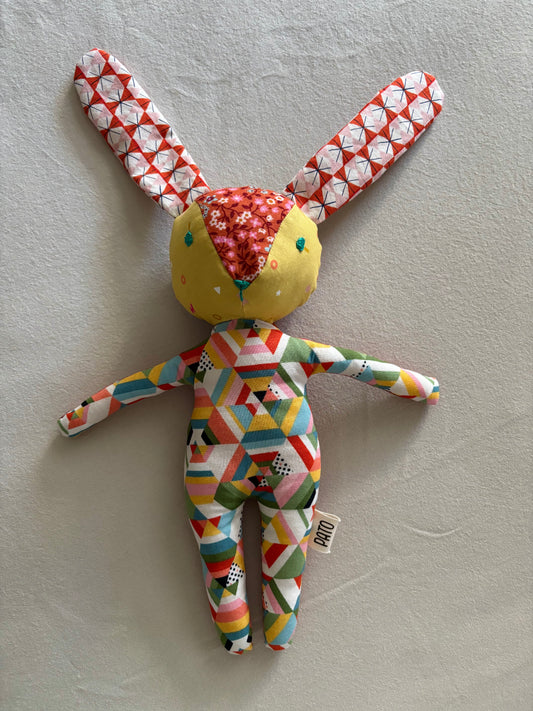 Fabric scrap bunny