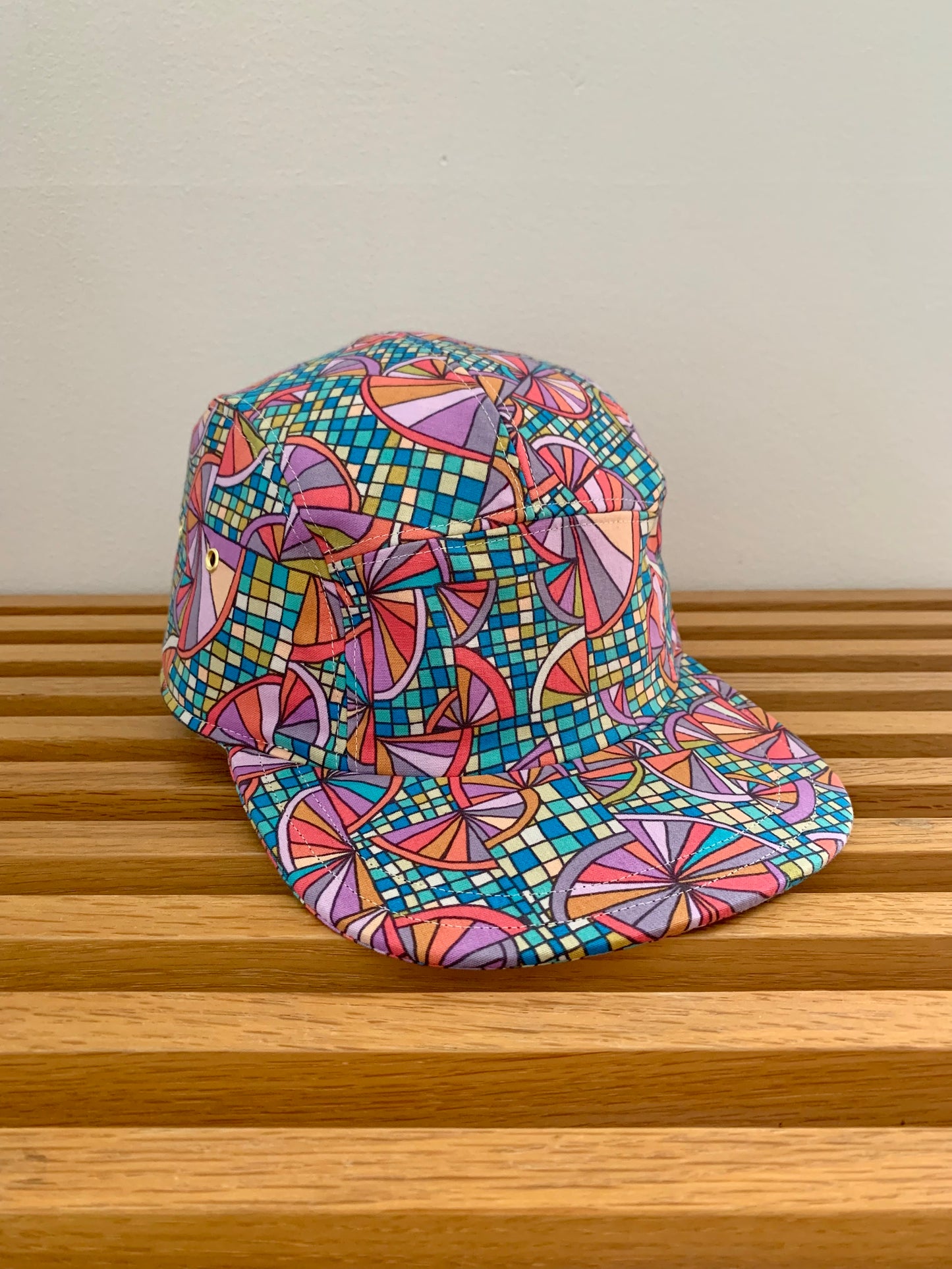 Kaleidoscope 5-panel hat