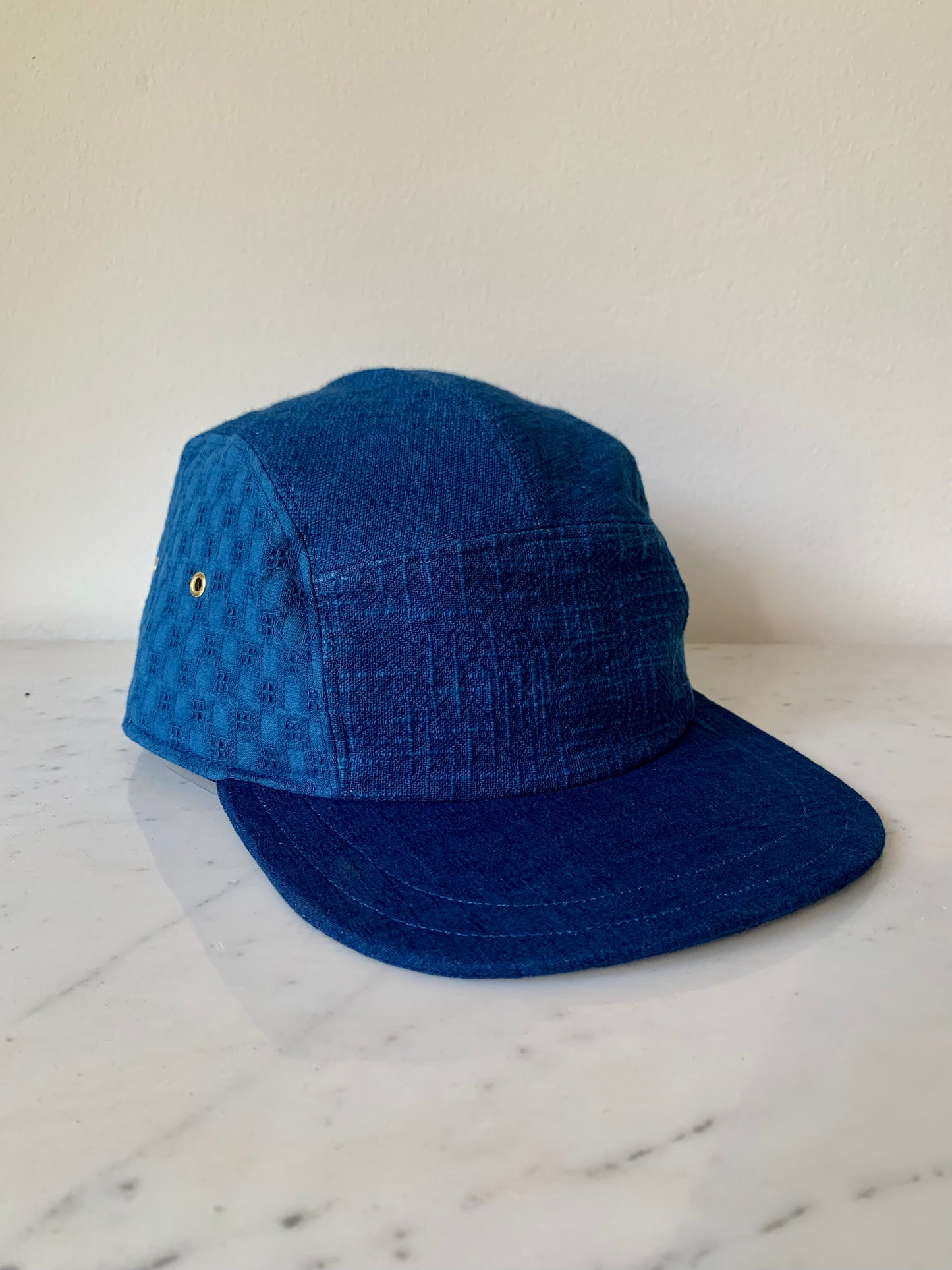 Indigo mix 5-panel hat