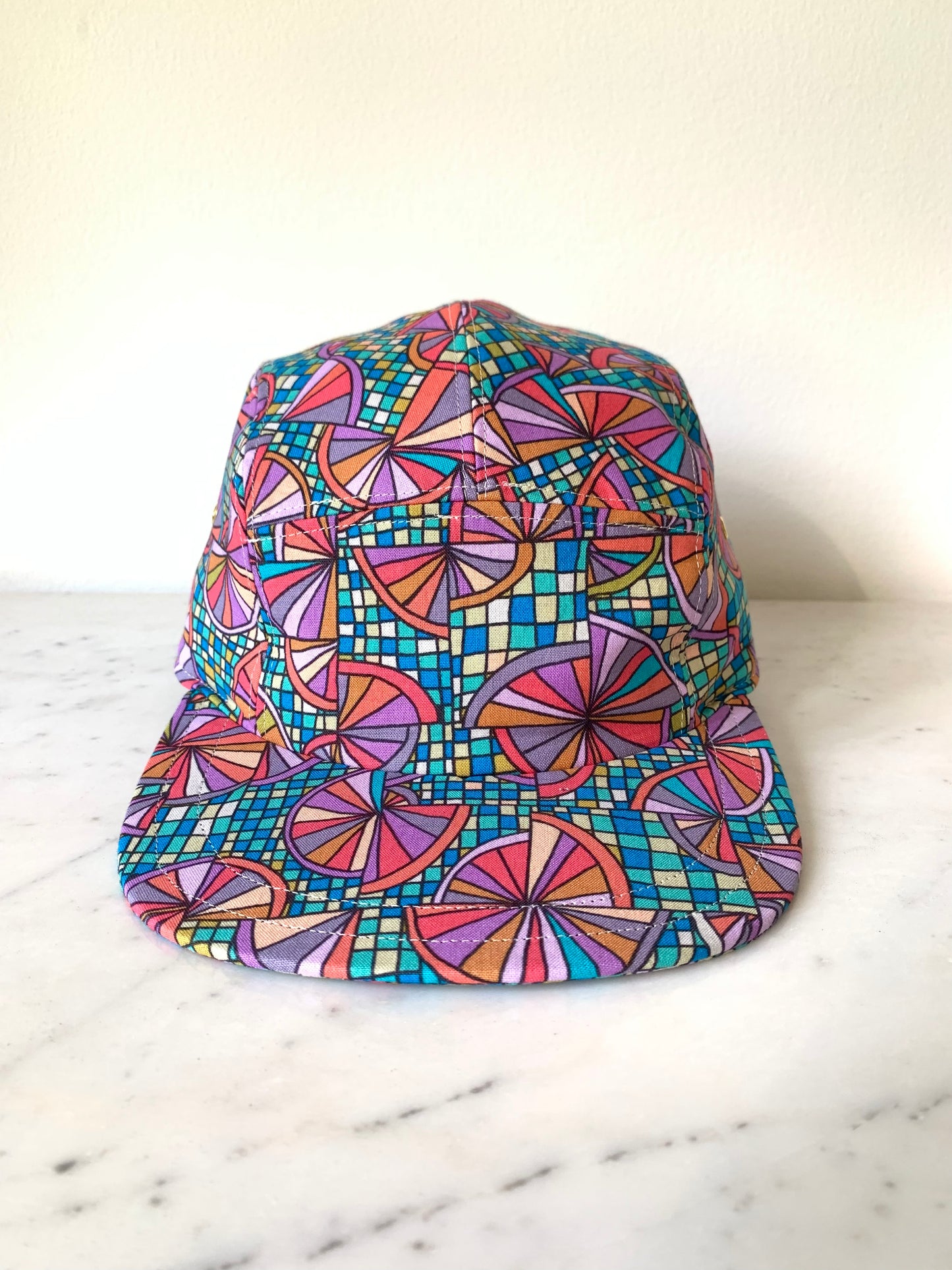 Kaleidoscope 5-panel hat