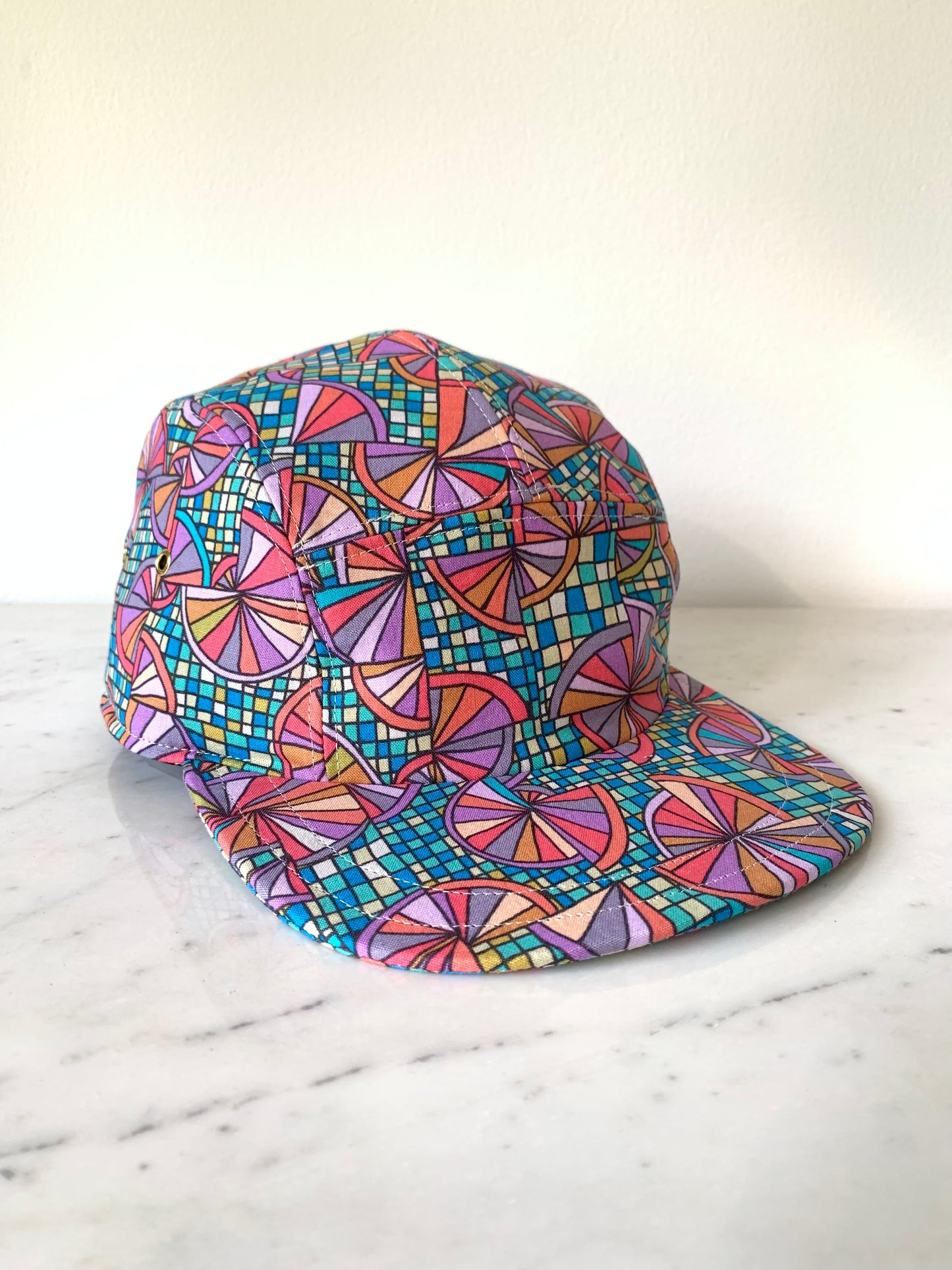 Kaleidoscope 5-panel hat