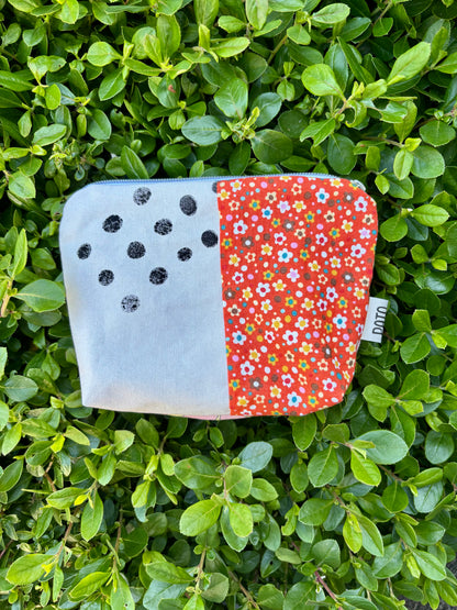 Scrap zip pouch