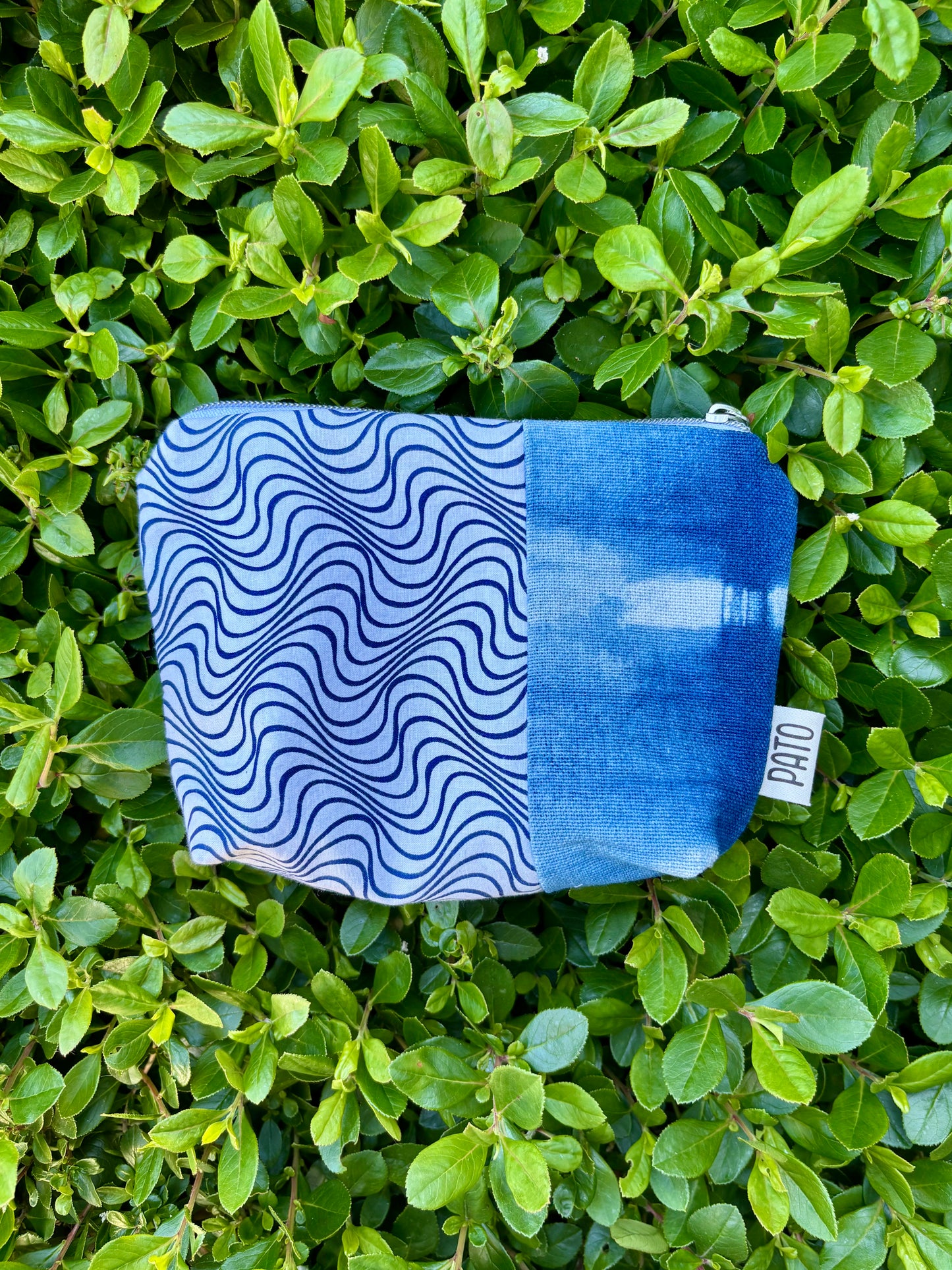 Scrap zip pouch