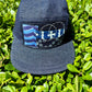 Boro with sashiko 5-panel hat