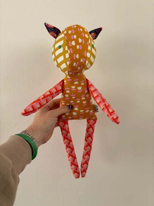 Fabric scrap horse
