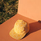Mustard stamp print 5-panel hat