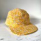 Mustard stamp print 5-panel hat