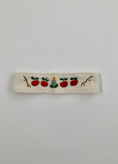 Hand embroidered headband