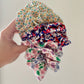 Fabric scrap scrunchies