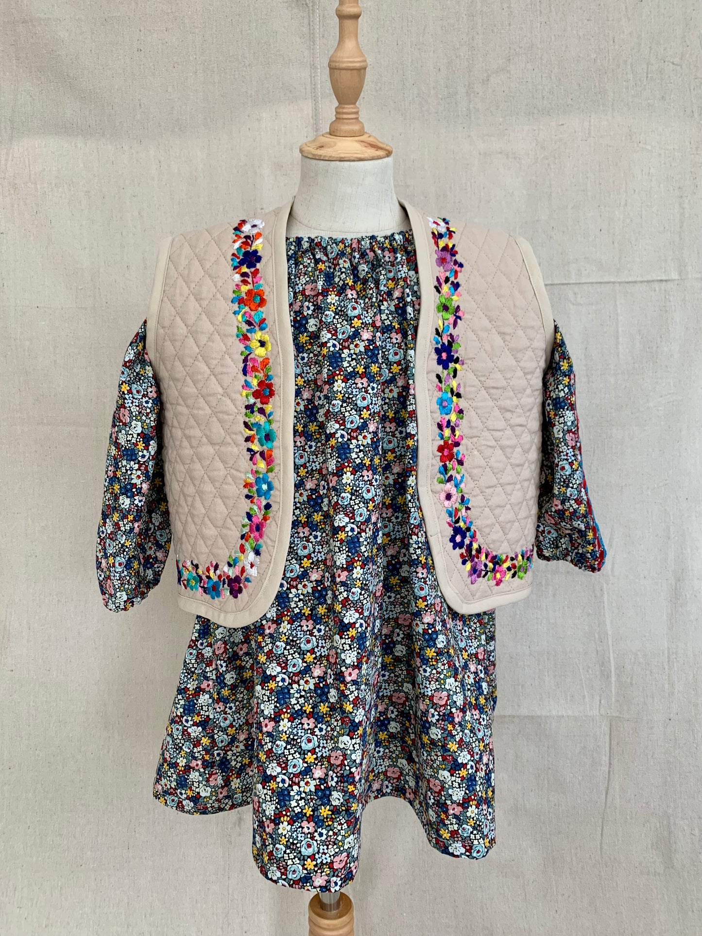 Embroidered vest