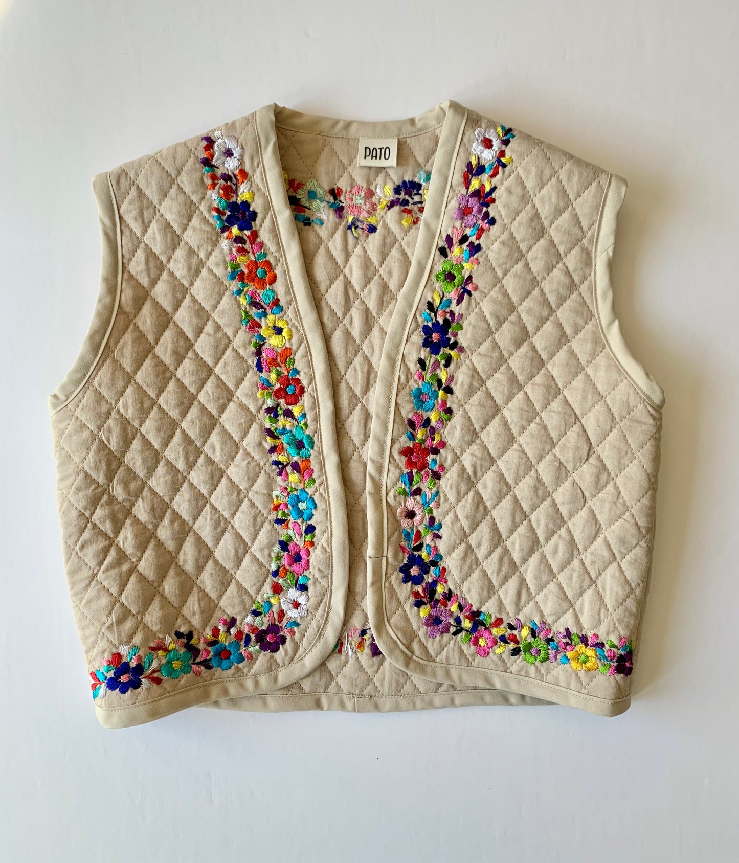 Embroidered vest