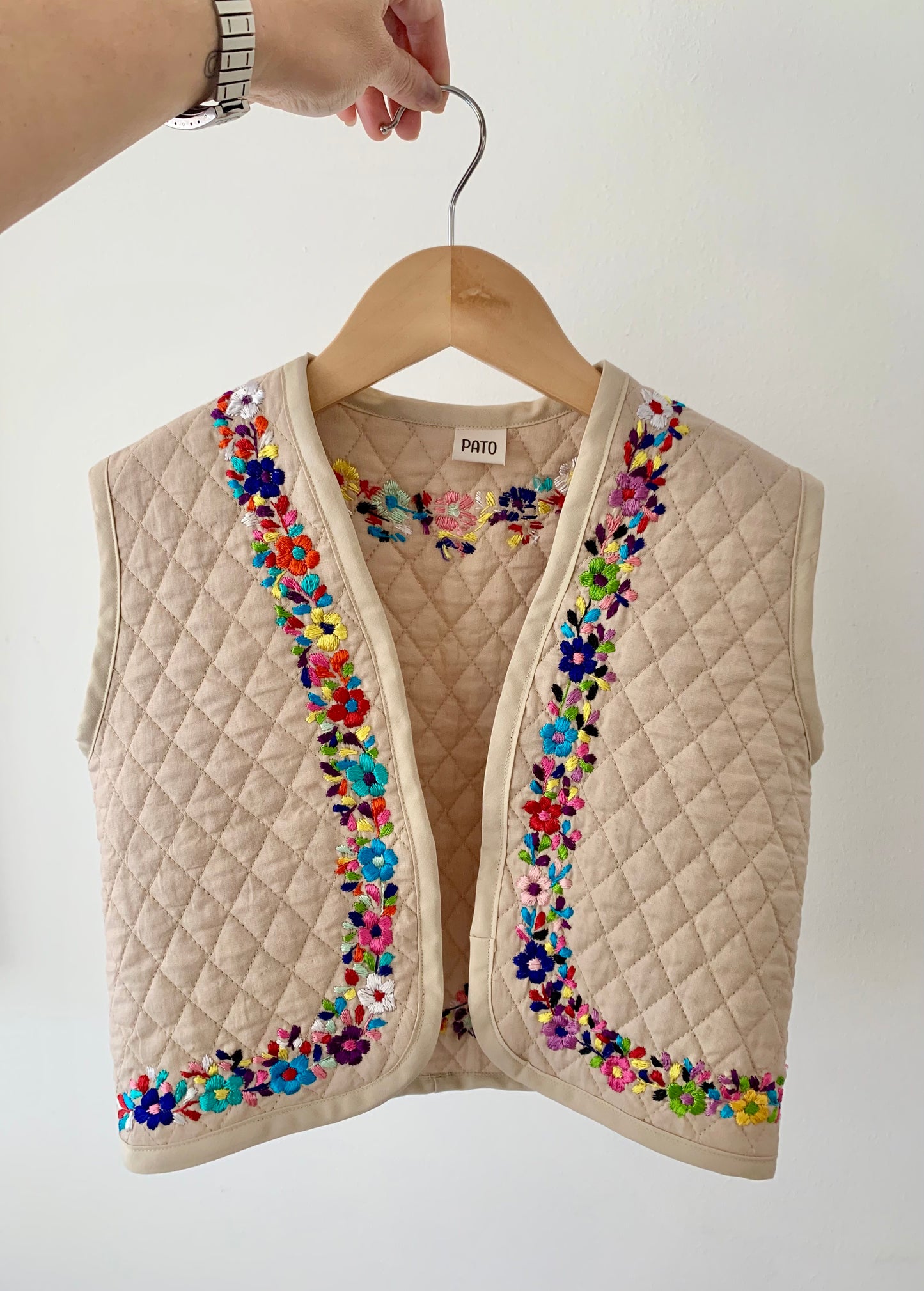 Embroidered vest